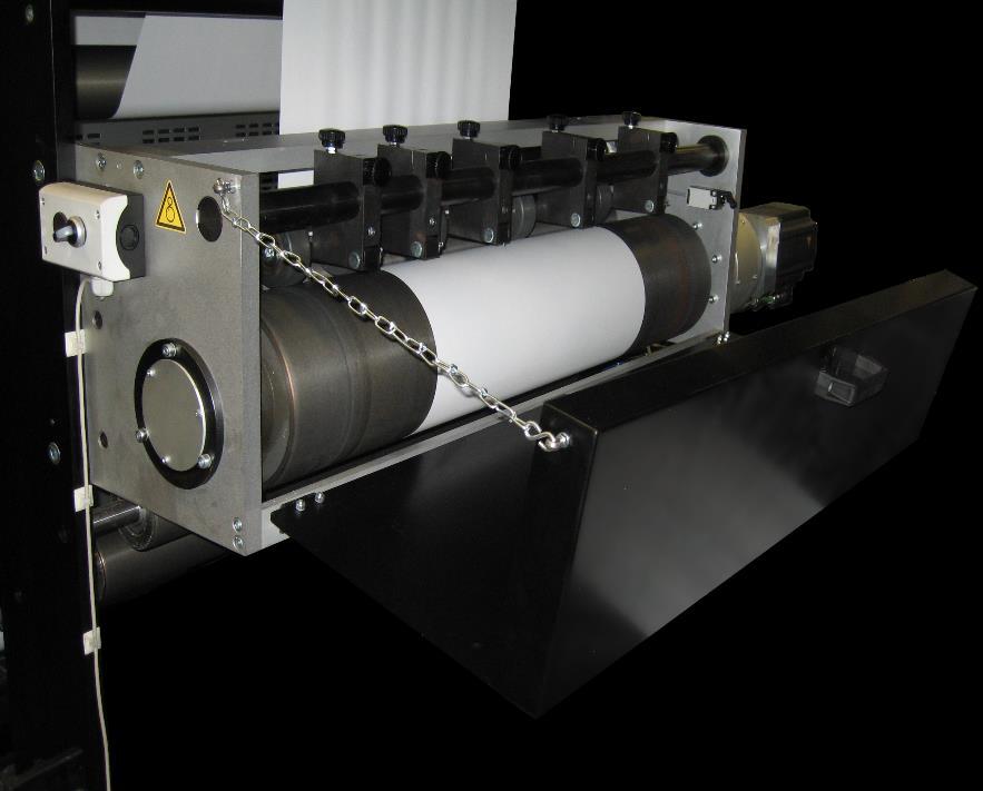 Infrarot-Trockner Um die aufgebrachte Tinte zu trocknen, sind in INTRO PTU Drucktürmen energiesparende