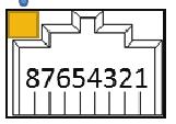 der (weniger gängigen) 4-Draht RS485-Norm. Die LED-Anzeigen in der MODBUS-Buchse geben nützliche Informationen für einfache Inbetriebnahme.