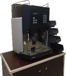 0,2 kw Kaffeemaschine Schärer CoffeeArt Plus Standmodell auf Wagen montiert, bis 150 Tassen pro Std., inkl. Tassenwärmer, inkl.