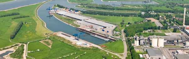 Karte 3 Übersichtsplan Flächenverfügbarkeit Hafen Emmelsum Jerich A Hafen Emmelsum geplante Kaierweiterung Sappi ca.