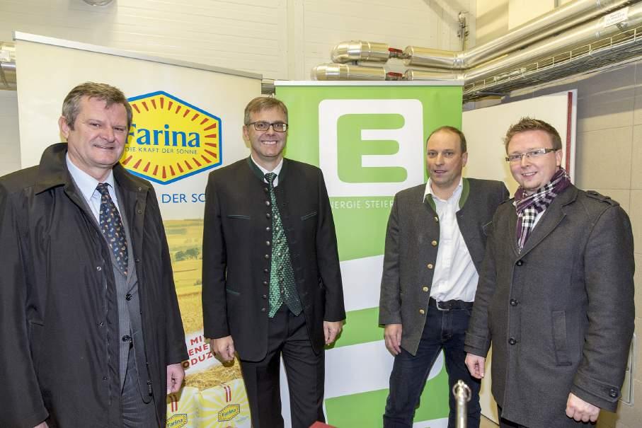 Wärmeeinspeisung FARINA-Mühle (10) Umsetzung durch: Energie Steiermark Status: Einspeisung seit Dezember 2015 CO 2 -Emissionsreduktion: Einspeisung von Überschusswärme aus der mit biogenen Abfällen