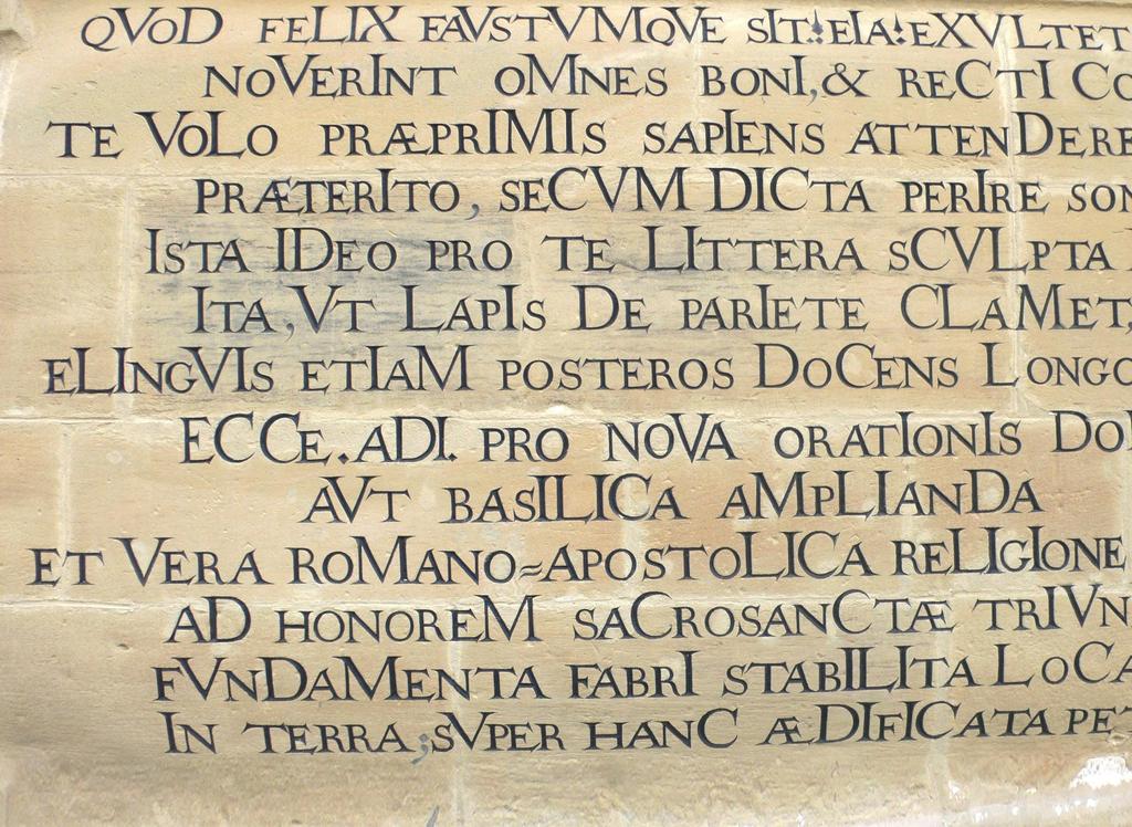 Schriften Moderne Interpretation einer jahrhundertealten Tradition die Typografie Inschrift des Oberfranken Leonhard