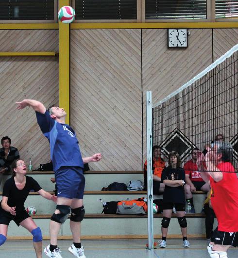 Breitensport www.rwm-online.de Die Hobby-Volleyballmannschaft der Breitensportabteilung trainiert als Mixed-Mannschaft schon seit Jahren immer mittwochs abends in der kleinen Turnhalle.