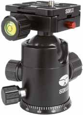 SIRUI CX-Serie Kugelköpfe in drei Farben klein, smart, chic, trendy Die passenden Stativköpfe für kleine Systemkameras, Kompaktkameras und für DSLRs/SLRs.