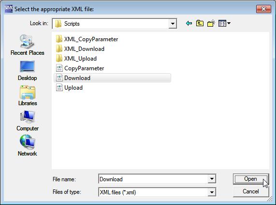 2 Integration in ein Projekt Abbildung 4 Dialog zur XML-Dateiauswahl Übernehmen Sie nun die Dateiauswahl (dargestellt im oberen Textfeld) durch Drücken der Schaltfläche OK.