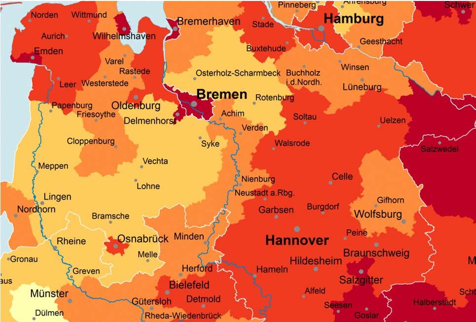 Handlungsstrategie anderer Regionen Leitfrage 2: (Was) Kann die Wesermarsch vom Landkreis Vechta lernen?