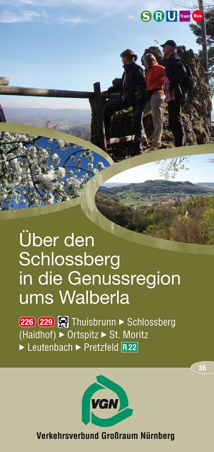 Über den Schlossberg in die Genussregion ums Walberla Entfernung: ca. 16,5 km, Dauer: ca. 4,5 Std.