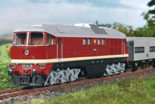 1:160 Lokomotiven Diesellok BR 130 / BR 131 172 Vorbild Weil die Deutsche Reichsbahn den Traktionswandel nur mit dieselhydraulischen Maschinen aus DDR-Fertigung nicht bewältigen konnte, importierte