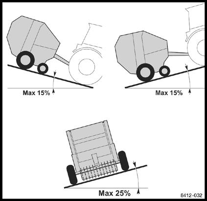 informaţii tehnice Putere Puterea tractorului Maşina necesită un tractor cu o putere la priza de putere de: Se recomandă utilizarea de tractoare cu cabină.