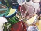 / multicolore / coloreado Glasschliffwürfel Glass