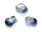 antracita Formperle Knochen / Shape beads bone shaped / Perle de forme en verre os / Perla di vetro osso / Perlas formadas de cristal