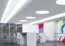 Lichtverteilung indirekt System Cove element, made of gypsum for seamless installation in plasterboard ceilings Consistent high quality by use of prefabricated gypsum modules Shadow-free