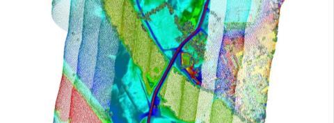 Bundesanstalt für Referat Geodäsie Erprobung der Laserbathymetrie an der Bundeswasserstraße 1m Abbildung 10: Eindringtiefen des