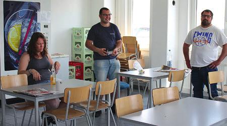 Bei Wartenfelser in Hemhofen arbeitet jetzt auch eine Gruppe aus der Werkstatt.