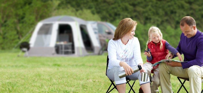 MOBILZELTE Das freistehende Mobilzelt ist für Urlauber mit Reisemobil und Campingbus erste