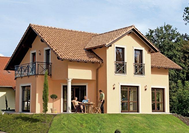 Das Musterhaus Provence in Offenburg liegt mit seinem mediterranen Stil voll im Trend der Zeit.