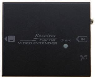 903.201 HDBaseT Receiver HDMI Ausgang HDBaseT Eingang RJ45 Passender Empfänger zu HDBaseT Transmitter Technische Daten Eingang: Ausgang: Übertragung: Spannungsversorgung: Gehäuse: CAT5e Kabel