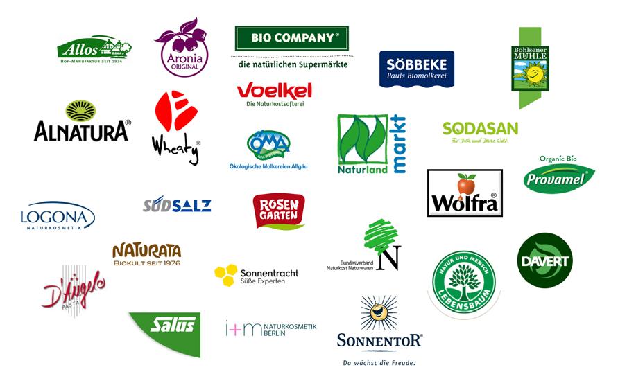 Mehr als 40 zufriedene Kunden aus der Bio-Lebensmittel- und Naturkosmetik-Branche mërz punkt