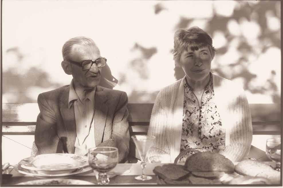 Josef Händler 23 Josef Händler mit seiner zweiten Frau Hilda in den
