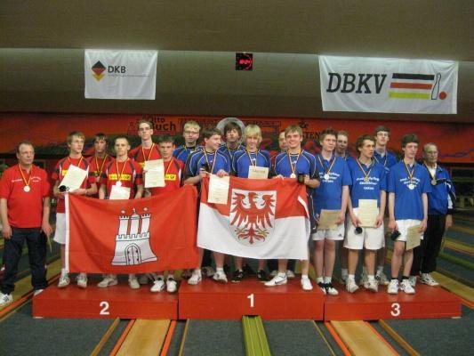 Die Mannschaft der männlichen B-Jugend erspielte 3172 Holz und errang damit die Goldmedaille und den Titel Deutscher Jugendmeister 2010.