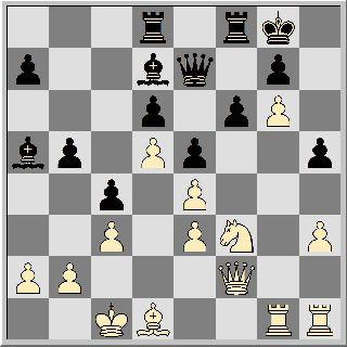 20.Shf3 Tad8 21.Lc4?! [21.Dxh1!? gxf5 22.gxf5 d5 23.exd5 e4 24.Lxe4 Txd5+- wäre sofort aus. 25.g4 Tfd8 26.g5] 21...d5 22.Lxd5? [22.Le2!?] Stellung nach 22.Lxd5 (s. Diagramm) 22.