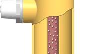 Rohrdurchmesser [mm] Volumenstrom bei 0,3 m/s Außen Innen l/h l/min 18 16 ~ 217 ~ 3,6 22 20 ~ 339 ~ 5,7 Die aus der Solarflüssigkeit abgeschiedene Luft sammelt sich im oberen Bereich des Luftfangs