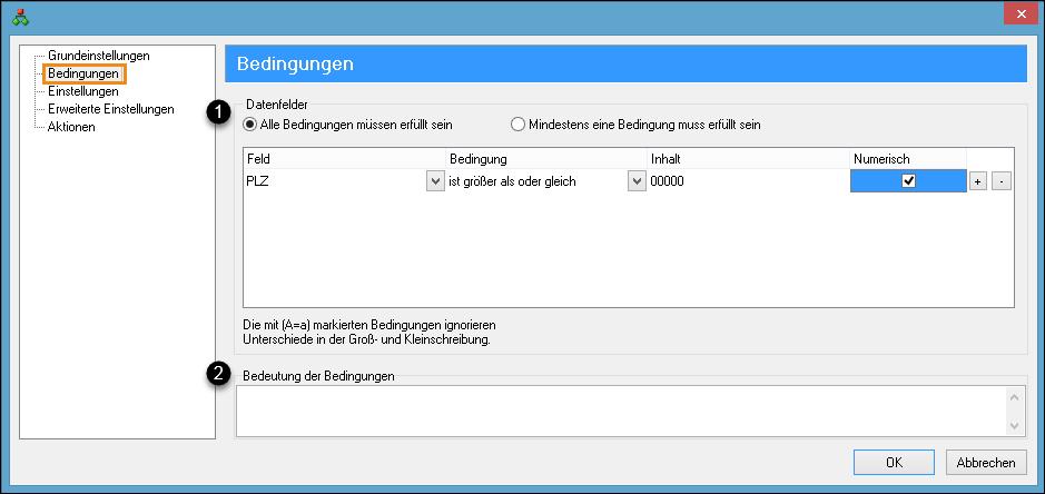 HABEL-WORKFLOW Designer Einstellungen Durch Aktivierung der einzelnen Funktionen kann auf verschiedene Art Einfluss auf die