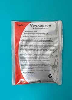 Für VeyFo Veyxapron (Pansenstimulans) wurde eine Formulierung gewählt, welche neben der Energieversorgung (Natriumpropionat) auf das Erhalten bzw.