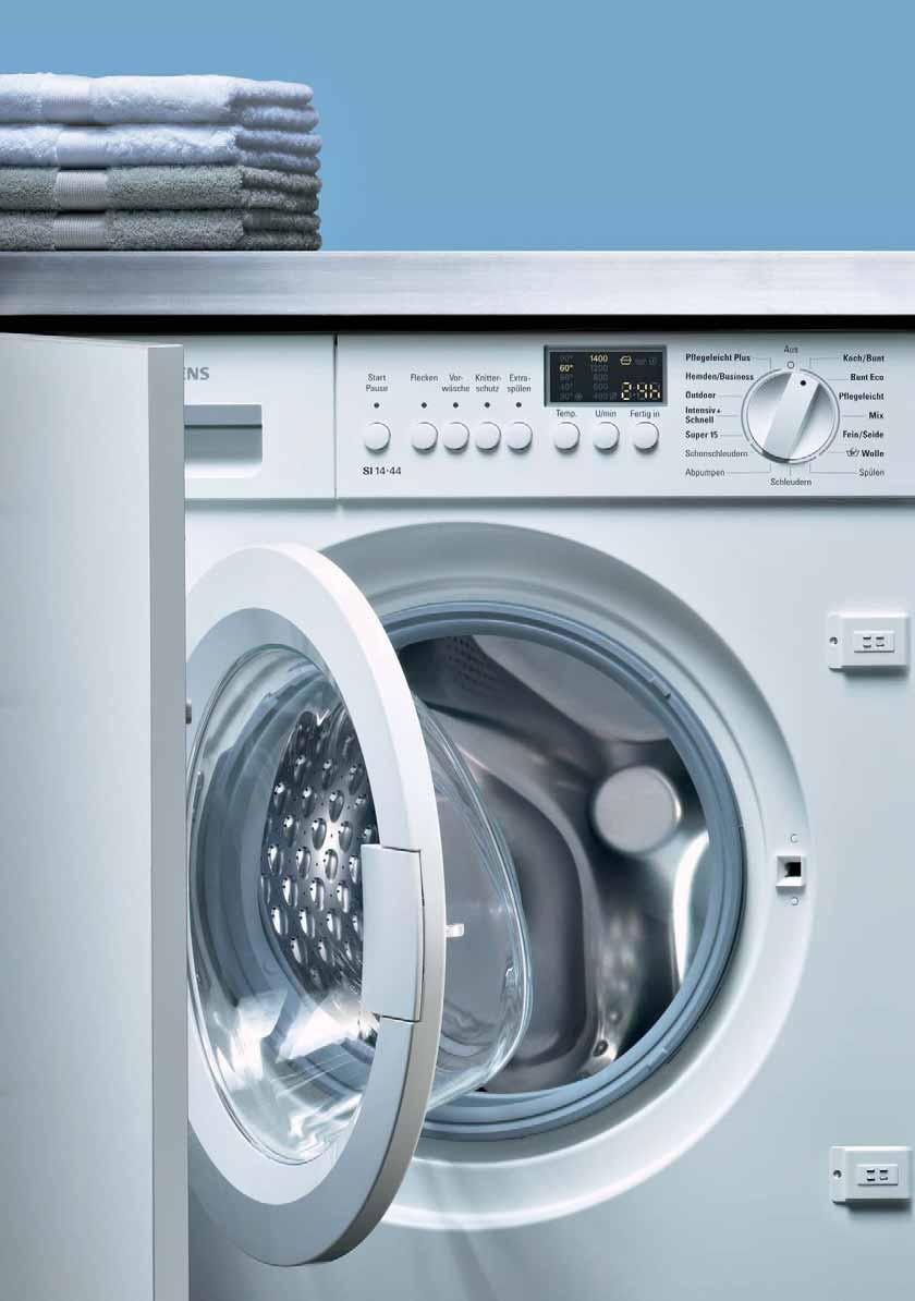 Gerät: WI 14 S 440 Viel Platz für Ihre Wäsche: die 1 7 kg Großraumtrommel. Mit der extragroßen variosoft-trommel waschen Sie bis zu 7 kg Wäsche auf einmal.