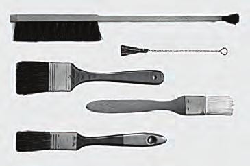 - WERKSTATTZUBEHÖR - Tools - Outillage Bürstchen und Pinsel in erprobter Qualität; zum Säubern und Reinigen von Werkstatt, Werkzeug und Werkstück.