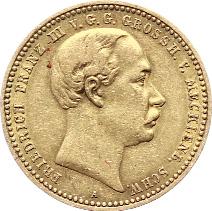 10 Mark (Rs. I) 1872A.