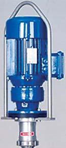 Exzenterschnecken Fass- und Behälterpumpen mit Drehstrom- oder Druckluftmotor Die Pumpen der Serie JP-700 DR sind vielseitig einsetzbare, robuste und leistungs starke Pumpen.
