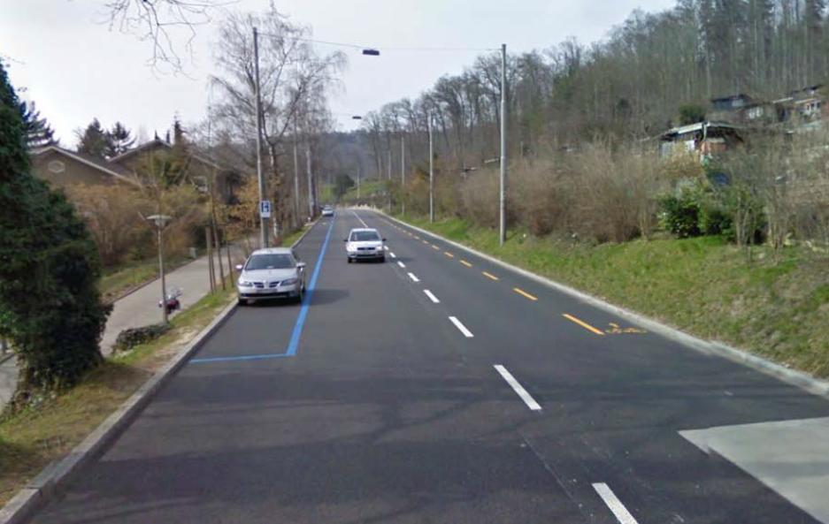 Kompensation Blaue-Zone-Parkplätze: Pilotprojekte Pilotprojekt Tièchestrasse: Auslöser Ersatzneubau Wohnsiedlung Neubauten mit Pflichtparkplätzen machen Blaue- Zone-PP überflüssig Tièchestrasse =