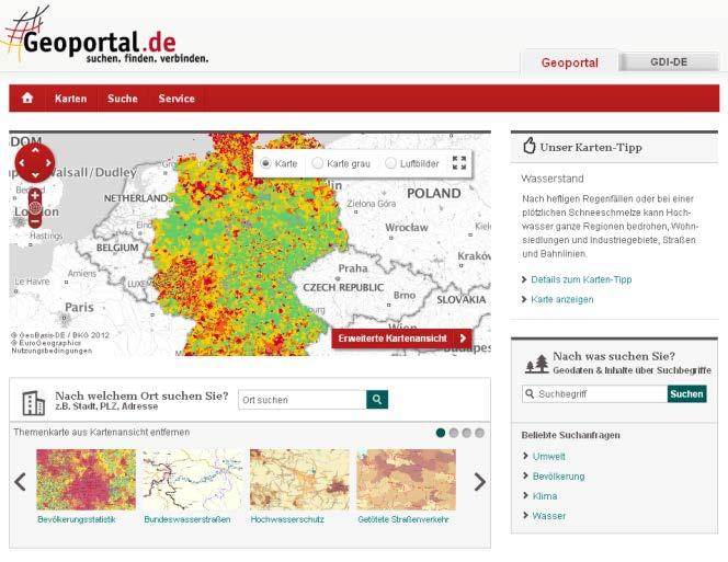 Geoportal für Deutschland Geoportal.