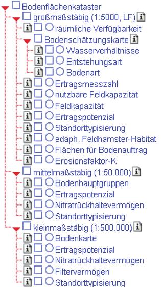 4 500 Standorte in Hessen eine Bodenbeschreibung mit einer Angabe zu den verfügbaren Laborergebnissen abgefragt werden (Allgemeine Bodenchemie, Schwermetallanalysen, Organische Bodenchemie,