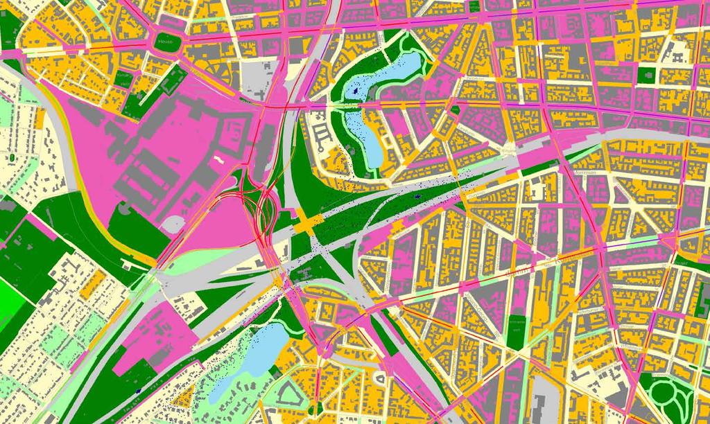 Klimamodell Berlin: Planungshinweise Stadtklima 2015 Karte: Geoportal Berlin / Klimamodell Berlin: Planungshinweise Stadtklima 2015 Siedlungen/ Öffentliche Straßen, Wege und Plätze - thermische
