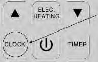 Timereinstellung Mittels des Timers kann die Uhrzeit eingestellt werden, bei der die Wärmepumpe starten und automatisch ausschalten soll.
