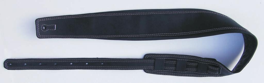 Vintage Leather black 6,5 cm schwarzer Ledergurt Antik Rückseite gepolstert Nubukleder