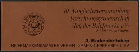 1994 - Anlass: 10. Mitgliederversammlung 10. Mitgliederversammlung der Forschungsgemeinschaft Tag der Marke e.v. am 08.05.