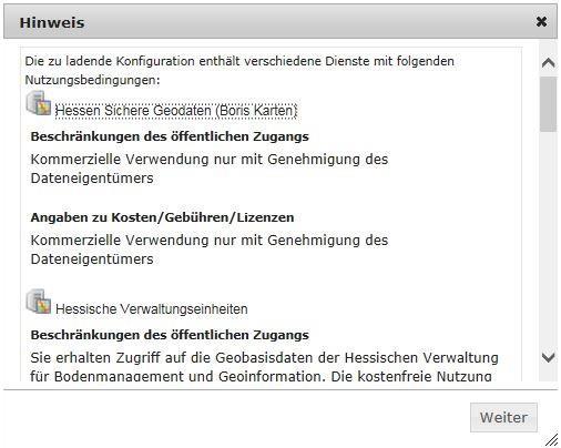 Kurzanleitung Kartenansicht 1 Einleitung Die Kartenansicht im Geoportal Hessen dient zur Visualisierung von Geodatendiensten, sog. WebMapServices (WMS).