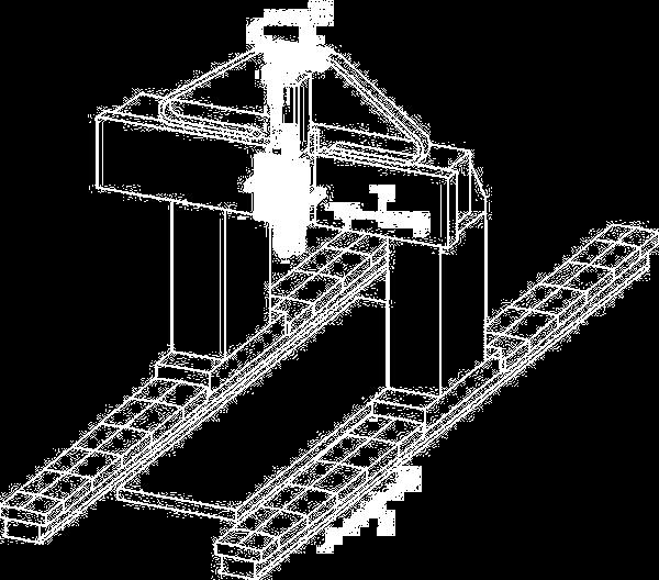Beispiel einer vertikalen Portalfräsmaschine (Gantrybauweise) Einsatzbereiche