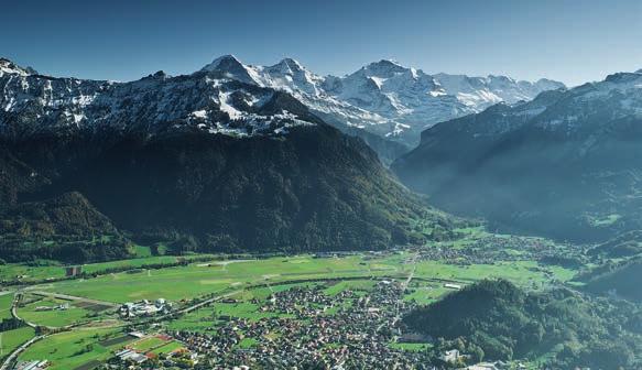 Interlaken Ost Railway Station is the departure point for the most beautiful excursions by bus, boat or rail.