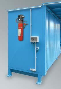 FEUERLÖSCHSYSTEM FÜR WASSERSCHUTZ-FACHCONTAINER FLS-WSC Das Feuerlöschsystem FLS-WSC wird im Innern des Wasserschutz- Fachcontainers installiert.
