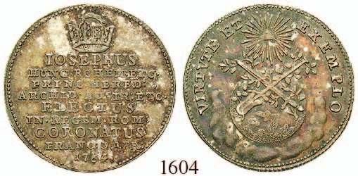 260,- 1603 Silberabschlag 1764. 3,84 g.