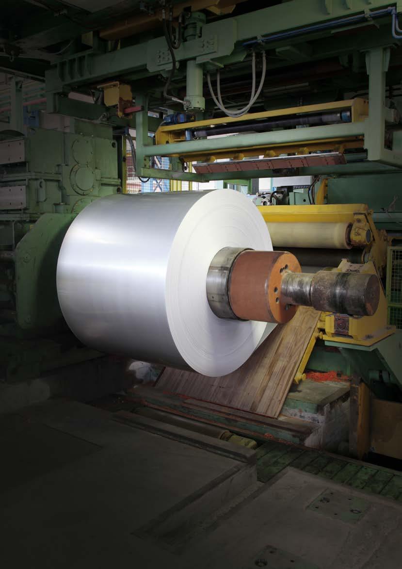2 cold rolling lines 2 skinpass lines 270,000
