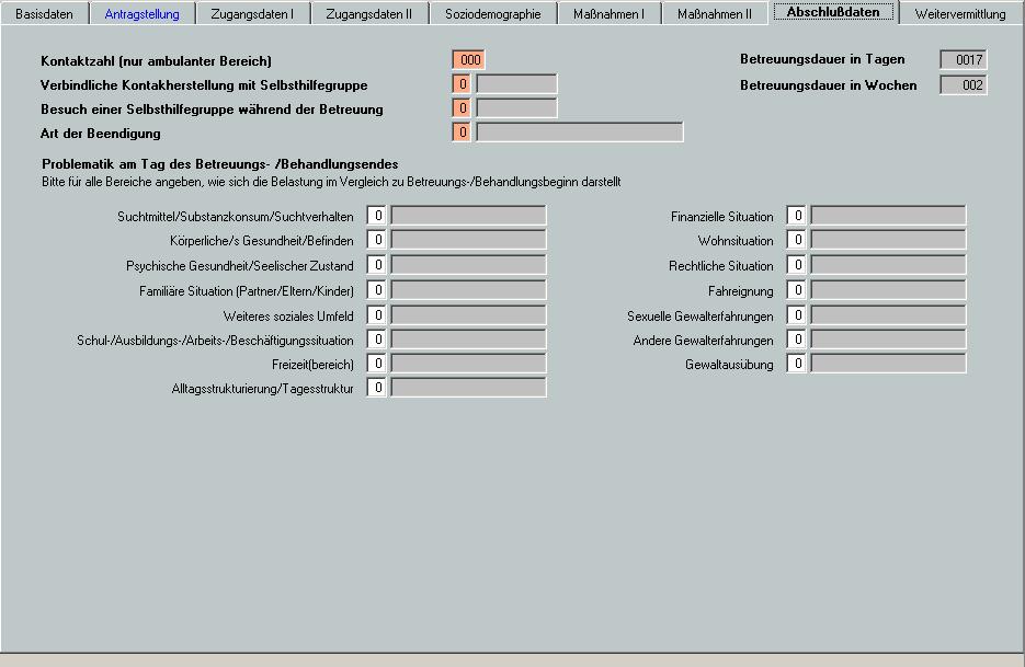 Abschlussdaten im neuen KDS