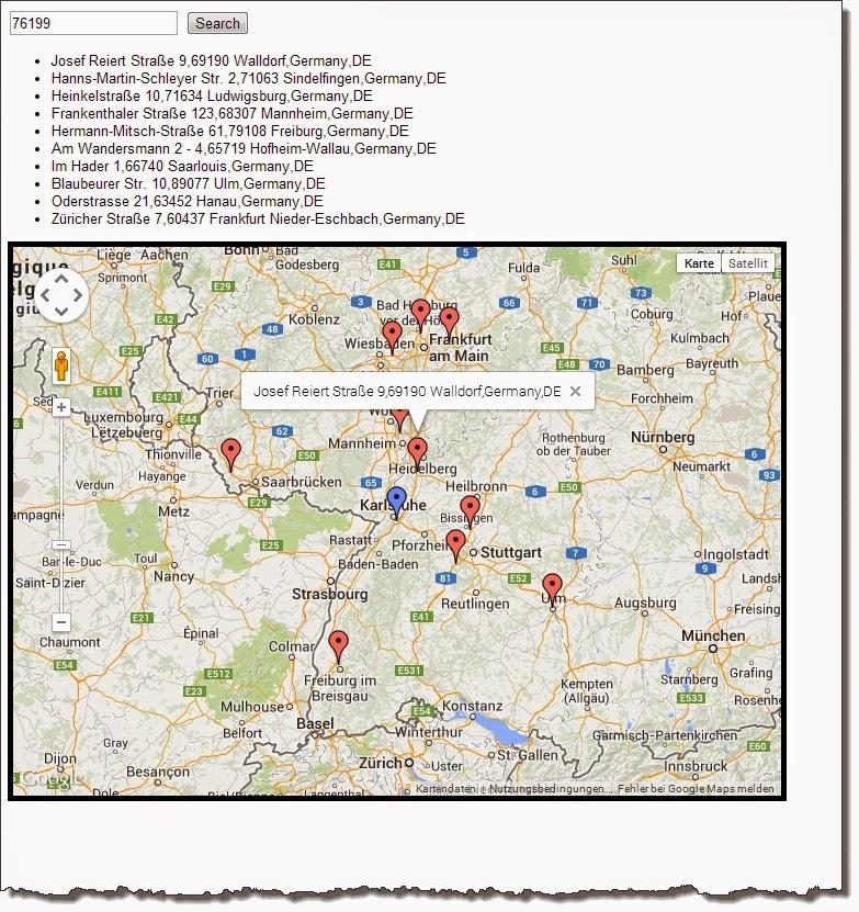 Einsatz-Szenarien für Elasticsearch Geo-Suche PLZ-Umkreissuche (Filialen) Immobilienportal zeigt Gebäude (bspw.