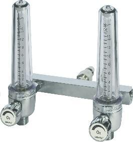 Flowmeter (Mengenregler) für ZGA Stufenlos einstellbar Eingang: ZGA-Stecker (DIN 13260) / Abgang: UNF 9/16 (für Sterilwasser) Durchflussmenge stufenlos regelbar bis 15 l/min