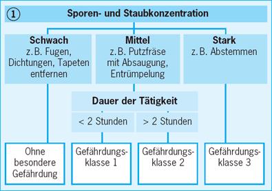 gelangen. Schimmelpilze zählen entsprechend der Biostoffverordnung zu den Biologischen Arbeitsstoffen.