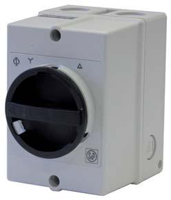 8 9 6 V Polumschalter PSD Polumschalter für Ventilatoren Belastbar bis A V Schutzart IP 6